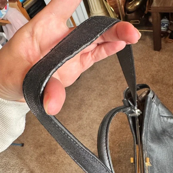 Fendi Peekaboo Large Bag in Black and Zucca Monogram Lining - Picture 11 of 11